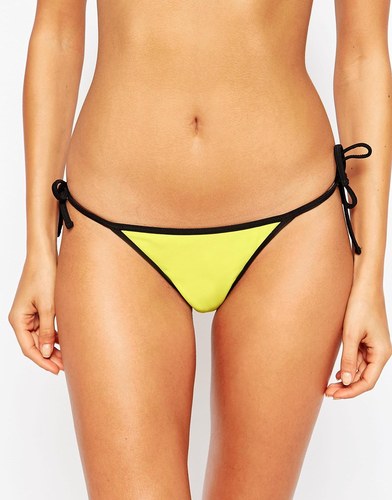Bikini match mix thong