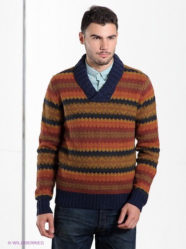 теплый мужской свитер
