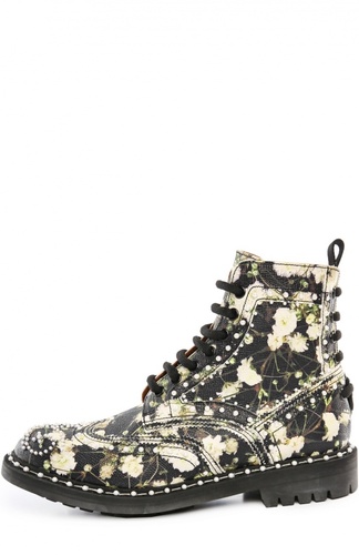 01 808 Ботинки живанши с ремешками с чем носить