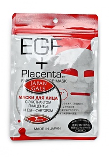 Набор масок с плацентой 7 шт. Japan Gals