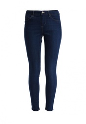 Джинсы (JEANS) W синий Хлопок -  89%, Эластан -   3%, Полиэстер -   8% Topshop