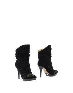 Черные Полусапоги и высокие ботинки Nine West
