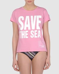 Футболка с короткими рукавами Katharine Hamnett Beach FOR Yooxygen