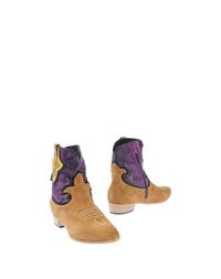 Фиолетовые Полусапоги и высокие ботинки Giove