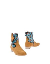 Синие Полусапоги и высокие ботинки Giove