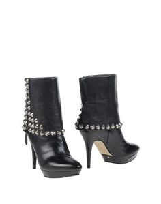 Черные Полусапоги и высокие ботинки Nine West