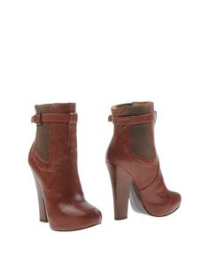 Коричневые Полусапоги и высокие ботинки Nine West
