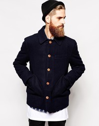 Шерстяной жакет Parka London Eli - Темно-синий