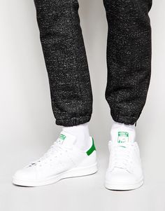 Кожаные кроссовки adidas Originals Stan Smith M20324 - Белый
