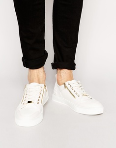 Кроссовки с молниями ASOS - Белый