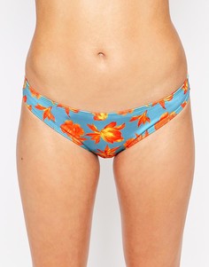 Бикини плавки‑хипстеры с цветочным принтом ASOS - Painted flower