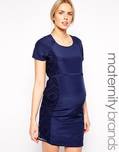 Платье для беременных с ремешком Mama.licious Lucy - Черный ирис