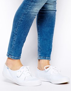 Белые парусиновые кеды Keds Champion - Белый
