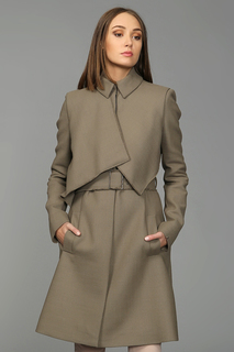 Пальто с поясом Victoria Beckham
