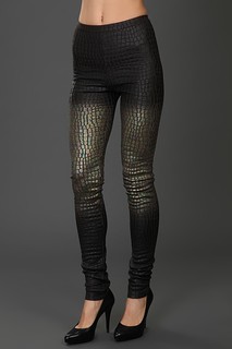 Юбка кожаная Balmain