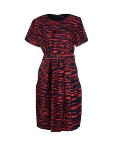 Платье до колена JIL Sander Navy