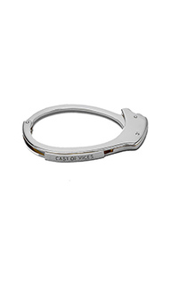 Handcuff rhodium bracelet - Cast of Vices