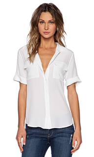Блузка рубашка шелковый топ slim signature - Equipment