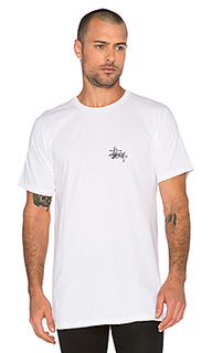 Футболка с рисунком basic logo - Stussy