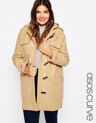 Классический дафлкот ASOS CURVE - Кэмел