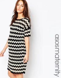 Трикотажное платье для беременных ASOS Maternity - Мульти