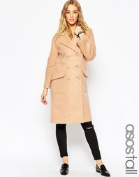 Пальто-кокон ASOS TALL - Кэмел