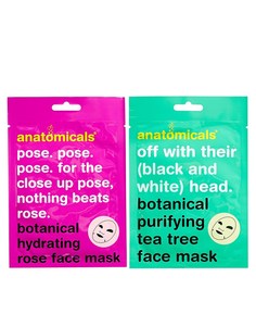 Тканевая маска для лица с растительными экстрактами Anatomicals Mask Y