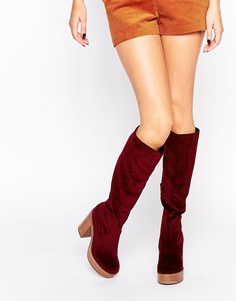 Сапоги в стиле 70-х ASOS CHARMED - Rust cord