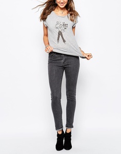 Джинсы скинни с завышенной талией Levis 721 - Nocturnal noise grey Levi's®