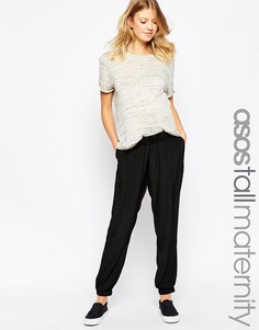 Брюки для беременных с эластичными манжетами ASOS Maternity TALL