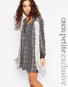 Свободное платье с принтом пейсли ASOS PETITE - Принт