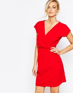 Платье-футляр 2 в 1 с запахом спереди Closet - Красный