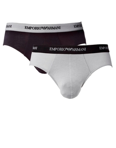 2 пары трусов из эластичного хлопка Emporio Armani - Мульти