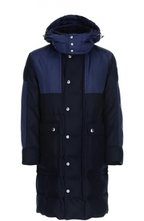 Пальто с капюшоном Moncler
