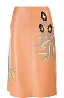 Юбка кожаная Marni