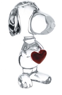 Скульптура Snoopy Coeur Baccarat