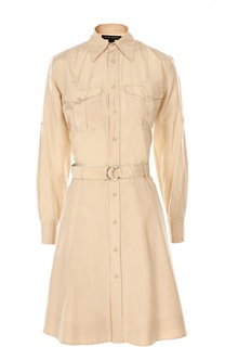Платье с поясом Ralph Lauren