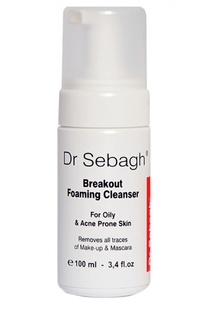 Очищающая пенка для жирной кожи и кожи с акне Breakout Foaming Cleanser. For Oily &amp; Acne Prone Skin Dr.Sebagh