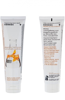 Восстанавливающая маска для окрашенных волос Mask Sunflower & Mountain Tea Korres