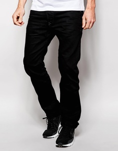 Узкие черные джинсы Diesel Darron 8QU - Черный