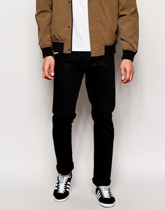 Черные прямые джинсы из сухой ткани Nudie Jeans Steady Eddie - Сухой черный