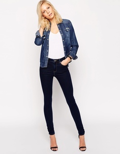Темно-синие джинсы скинни ASOS Ridley - Dalia blue