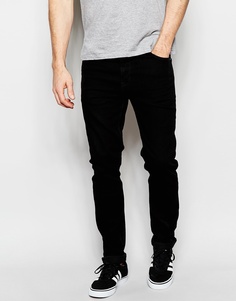 Черные зауженные джинсы ASOS - Черный