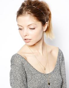 Набор из 2 пластмассовых обручей для волос ASOS - Мульти