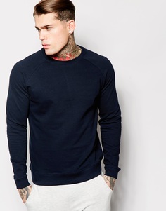 Свитшот с рукавами реглан ASOS - Темно-синий