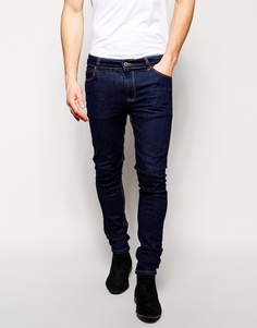 Супероблегающие джинсы цвета индиго ASOS - Indigo - индиго