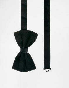 Бархатный галстук‑бабочка ASOS - Черный