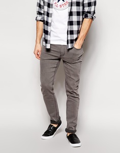 Серые выбеленные облегающие джинсы Cheap Monday - Серый