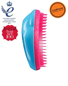 Розово-голубая профессиональная щетка для спутанных волос Tangle Teezer - Синий и розовый