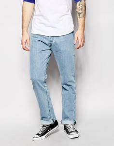 Прямые светлые джинсы с эффектом поношенности Levi's Jeans 501 - Синий Levi's®
